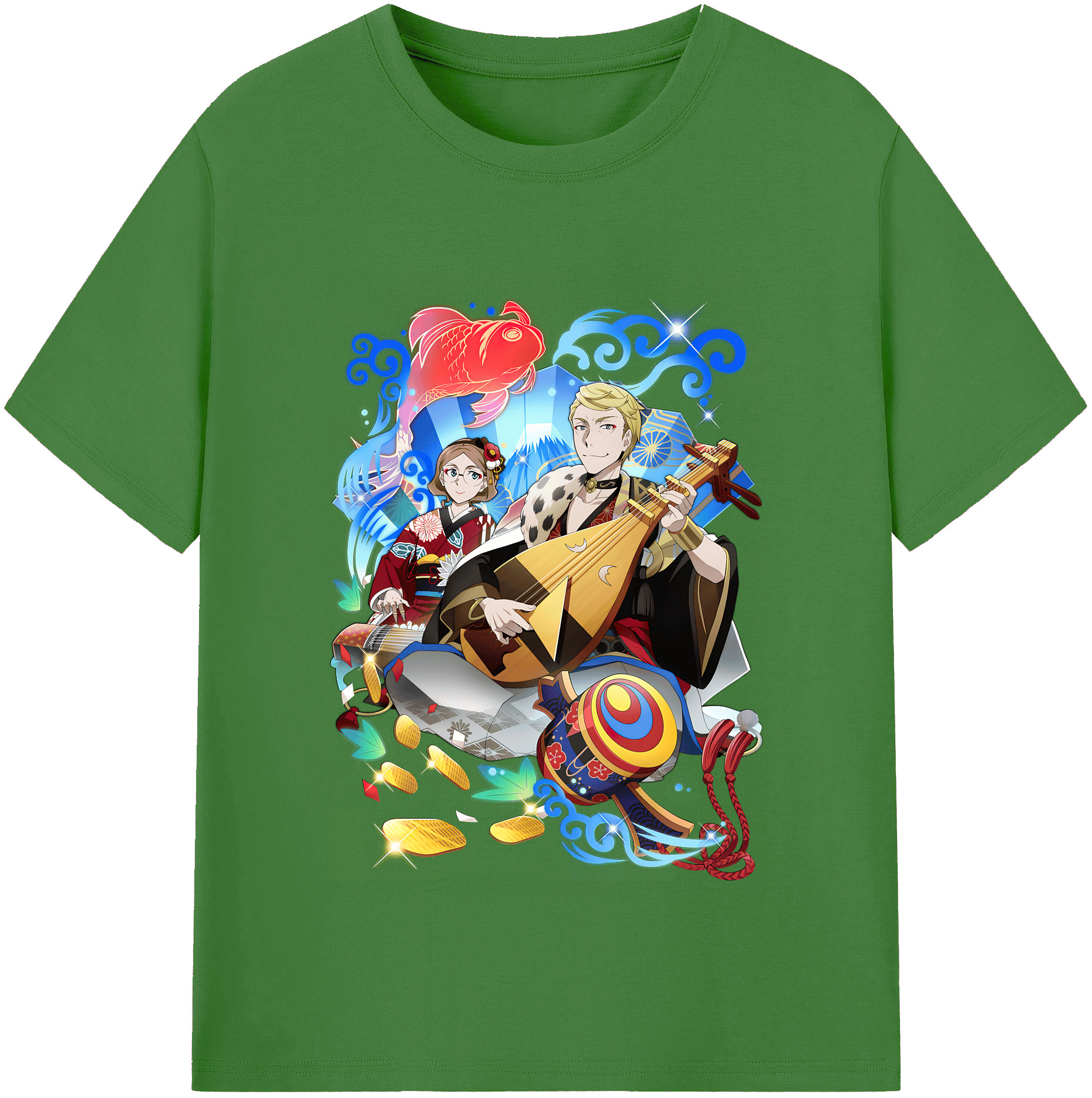 （画像用） 文豪ストレイドッグス Bungo Stray Dogs レディースカジュアルプリントTシャツ（綿100％）